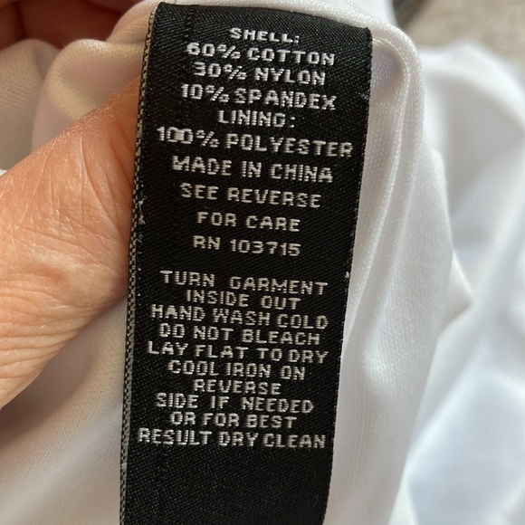 Sharagano White Textured Dress - Picture 7 of 12